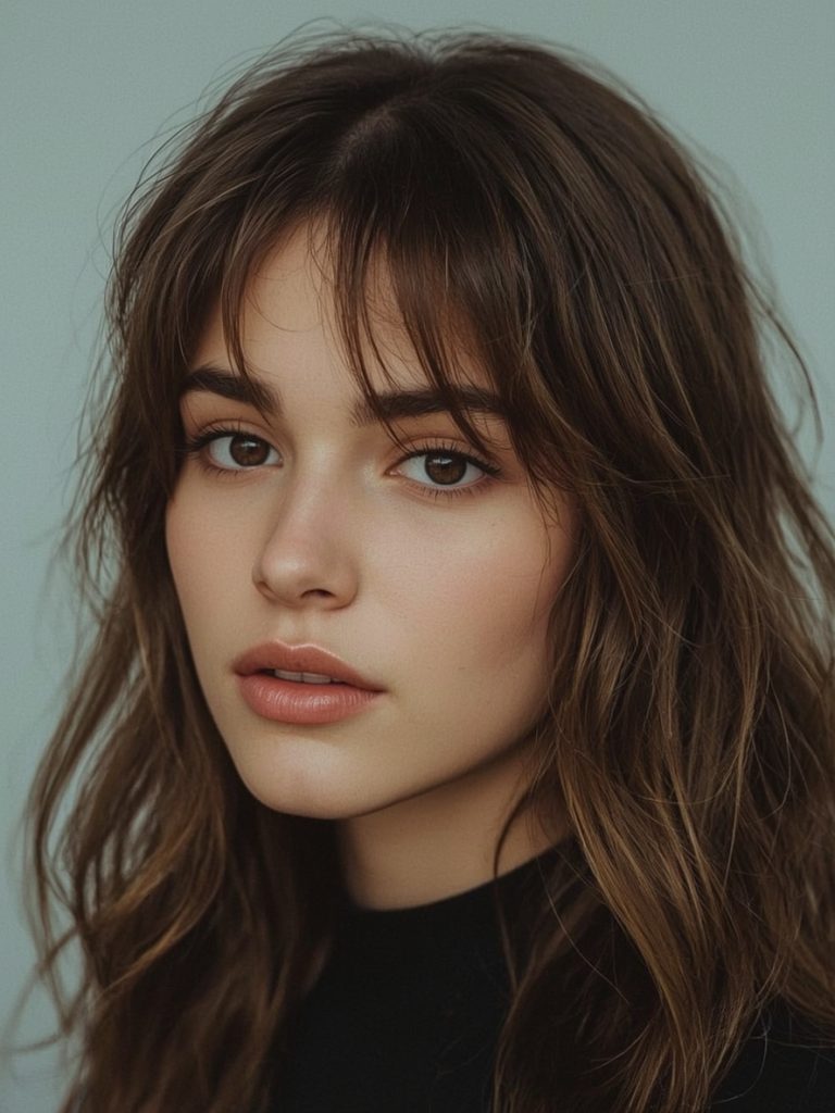 The Octopus Haircut Butterfly Haircut Long Hair For Round Face