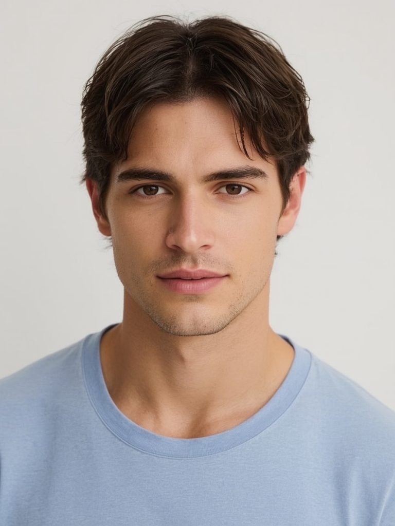 Men's Short Hair: The Side Swept
