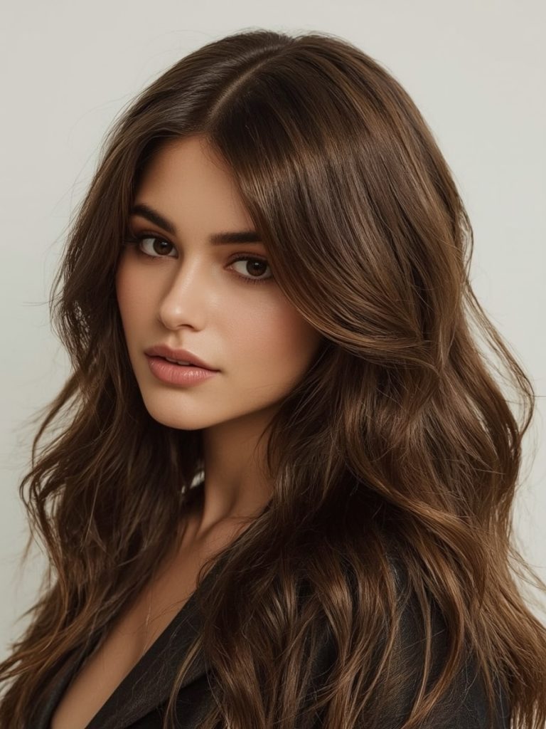 The Minimal Layers Butterfly Haircut Long Hair For Round Face