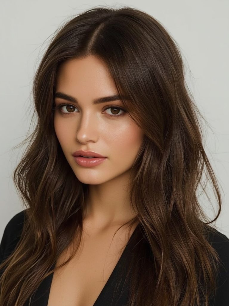 The Dramatic Layers Butterfly Haircut Long Hair For Round Face