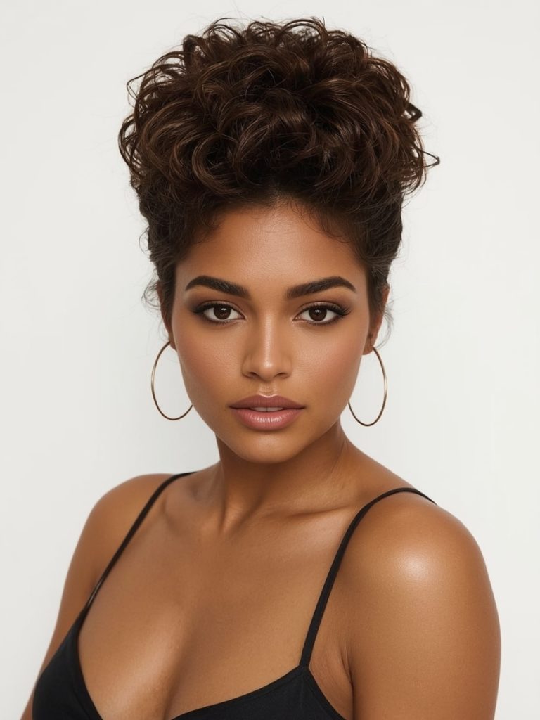 Hair Styles Curly Hairstyles: Chunky Highlights