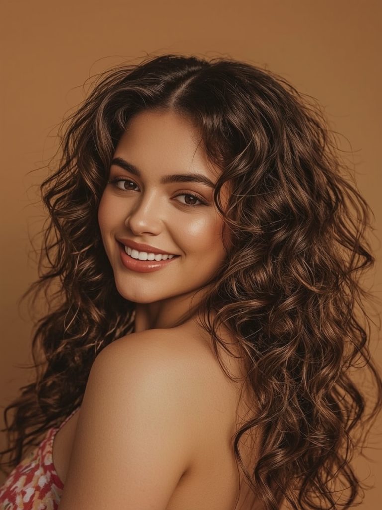 The Face-Framing Layers Butterfly Haircut Long Hair For Round Face