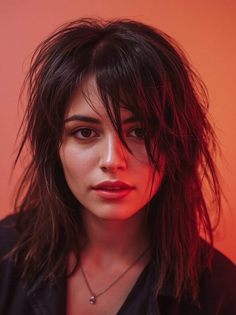 The Ombre Butterfly Haircut Long Hair For Round Face