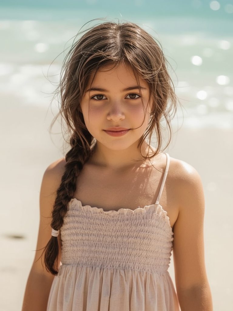 Hair Styles Kids: Space Buns with Braids