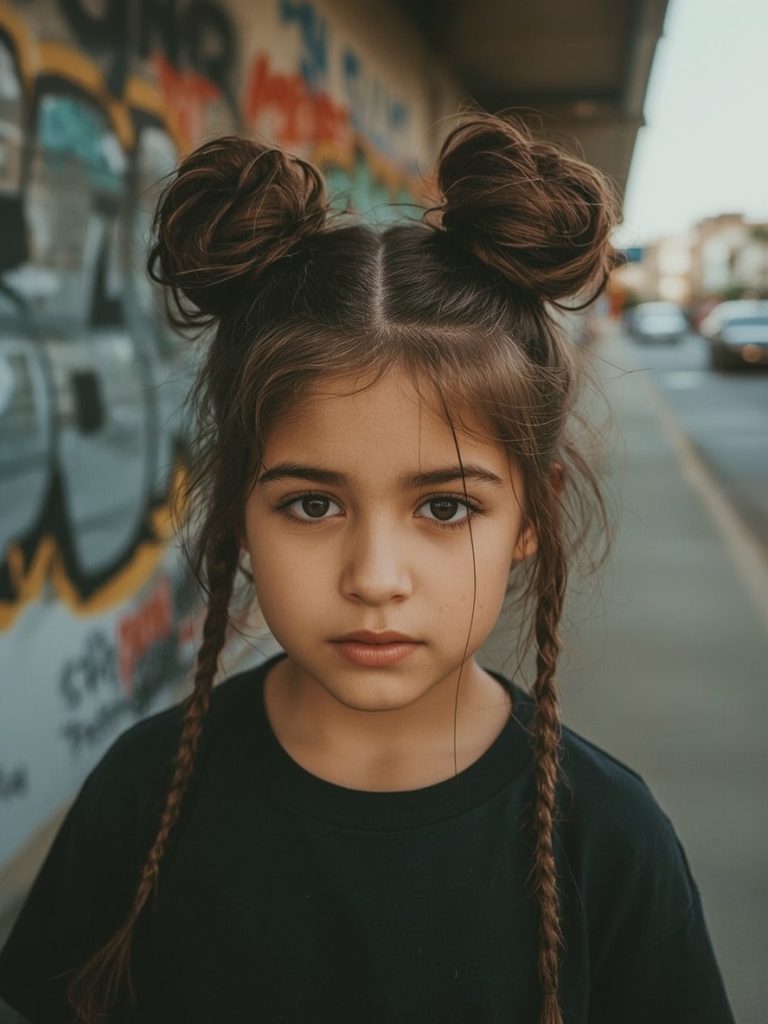 Hair Styles Kids: Dutch Braid