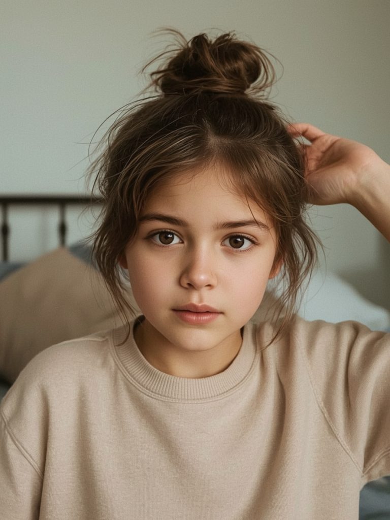 Hair Styles Kids: French Braid Pigtails