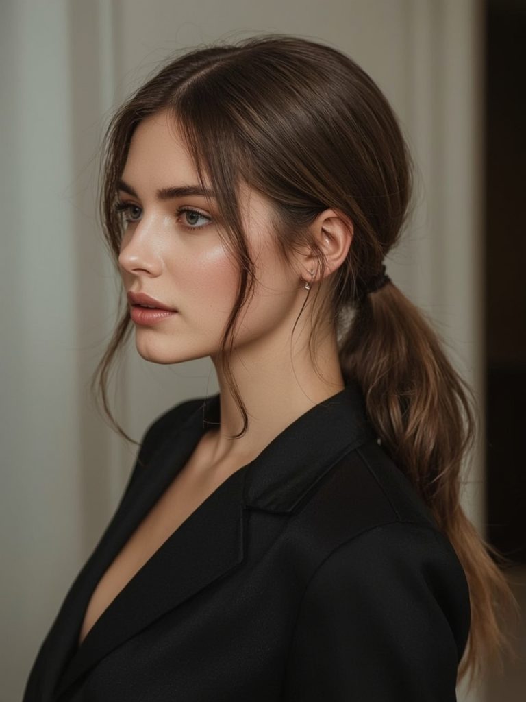 The Classic Butterfly Haircut Long Hair For Round Face