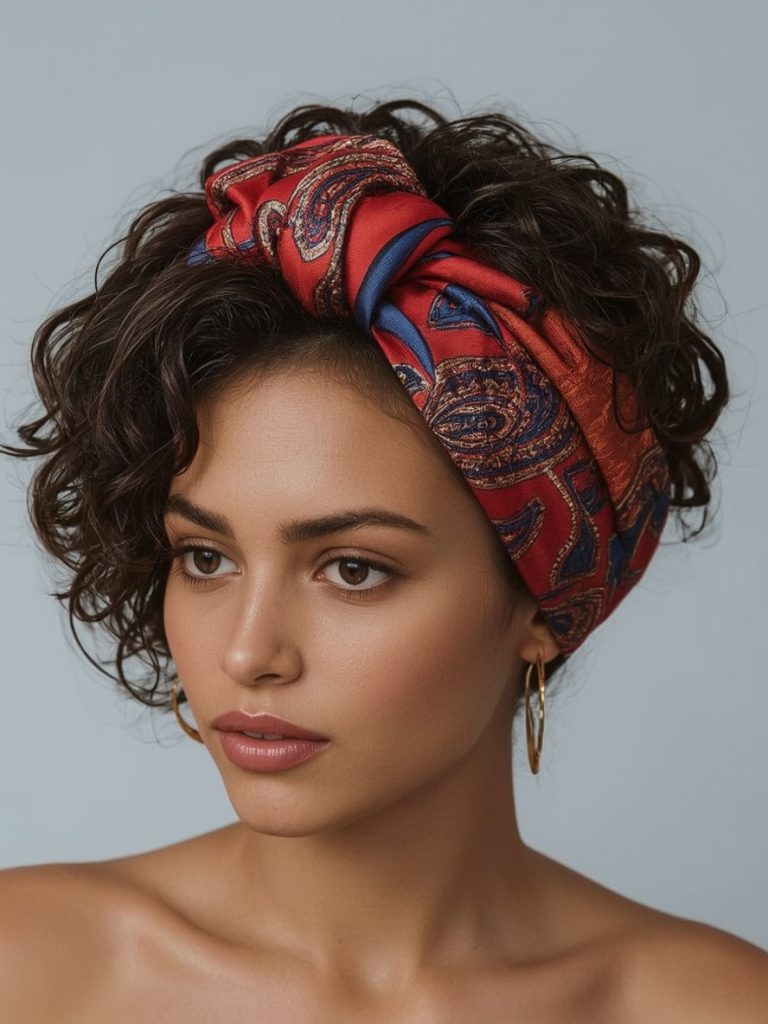 Hair Styles Curly Hairstyles: Half-Up Space Buns