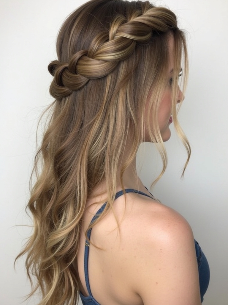 Long Haircut Ideas: The Center Part