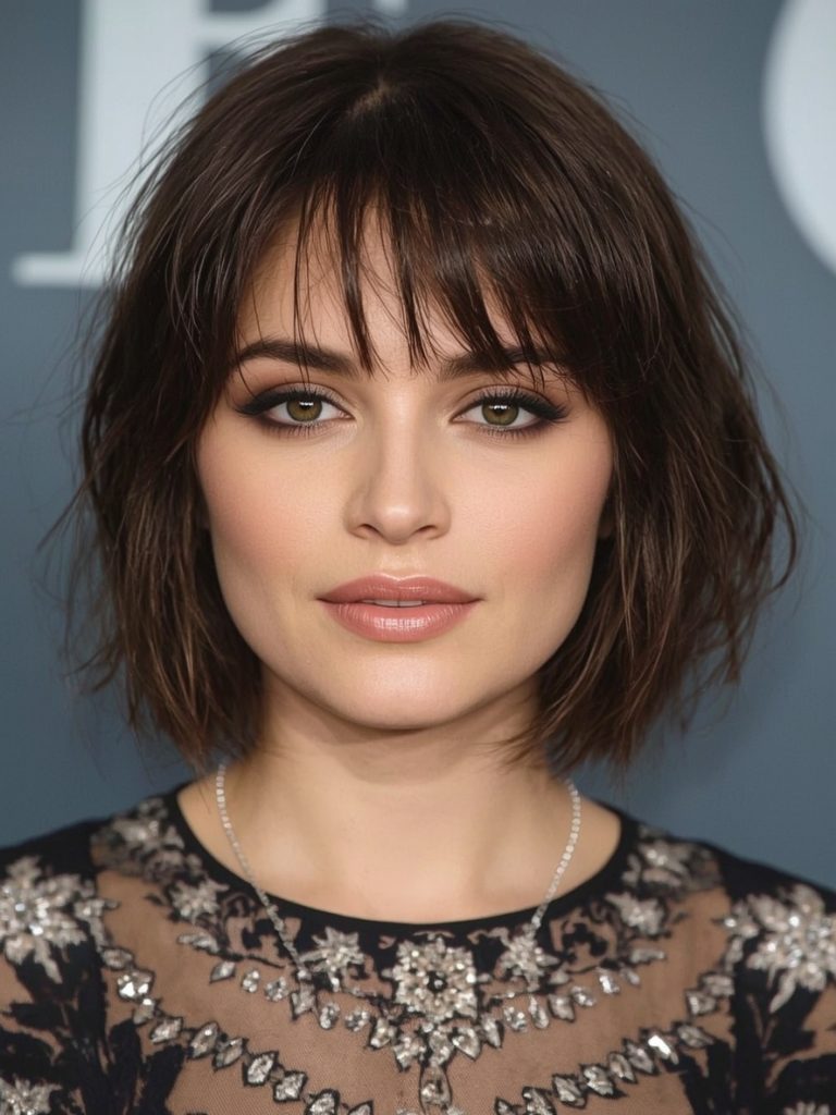Soft Textured Lob for Thin Fine Hair