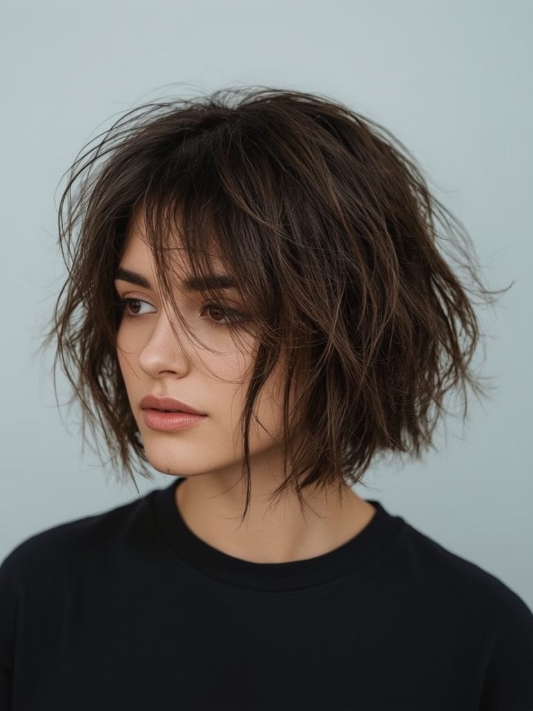 Messy Undercut Pixie Short Messy Haircut For Women