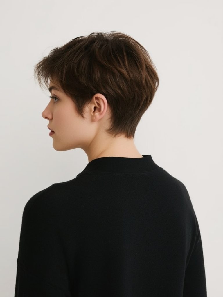 Shaggy Pixie Short Messy Haircut For Women