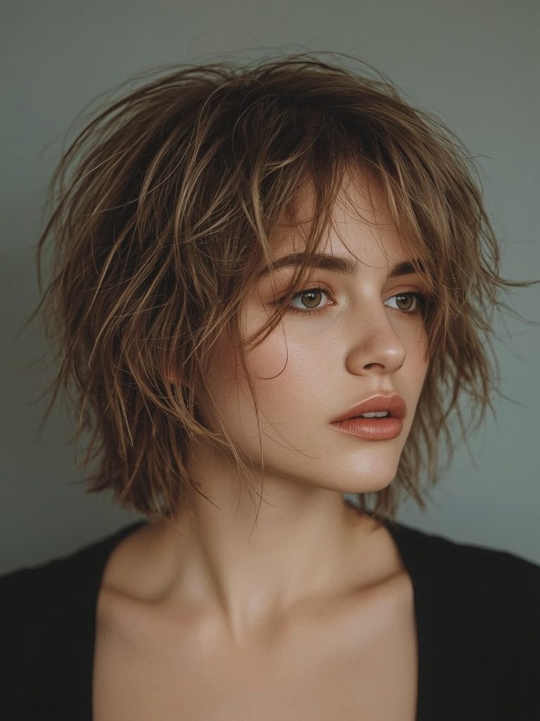 Choppy Bob: A Playful Short Messy Haircut For Women