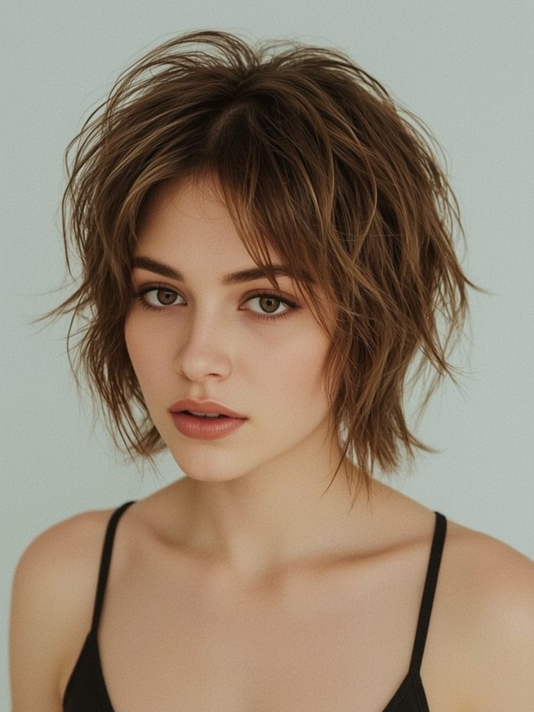 Tousled Pixie: A Short Messy Haircut For Women