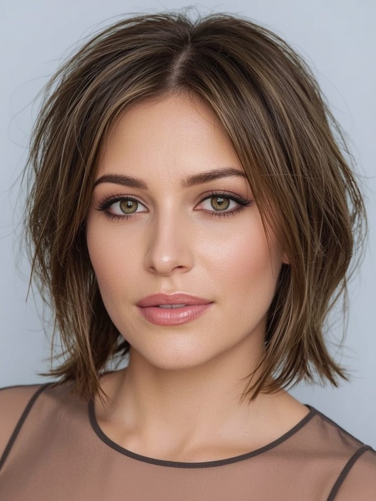 Feathered Bob For Thin Fine Hair