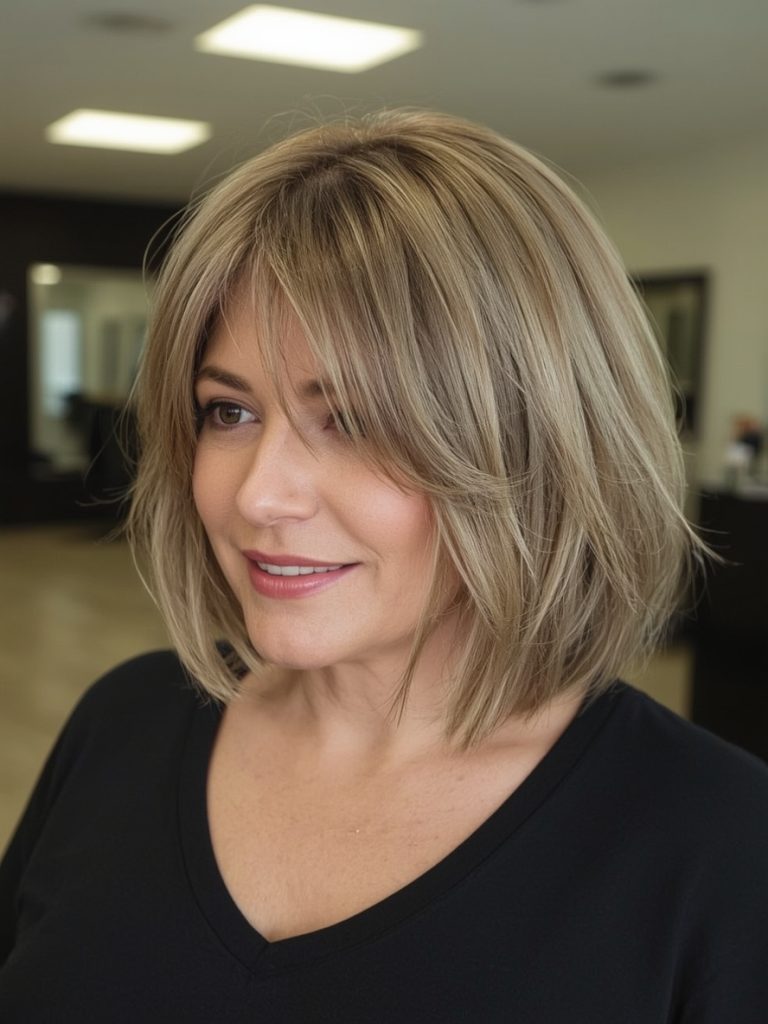 Hairstyles For Thin Fine Hair Over 60: Messy French Twist
