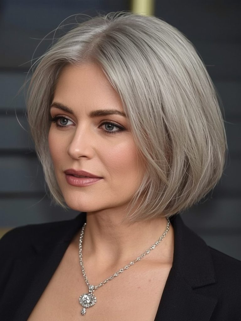 Hairstyles For Thin Fine Hair Over 60: Updo with Loose Tendrils