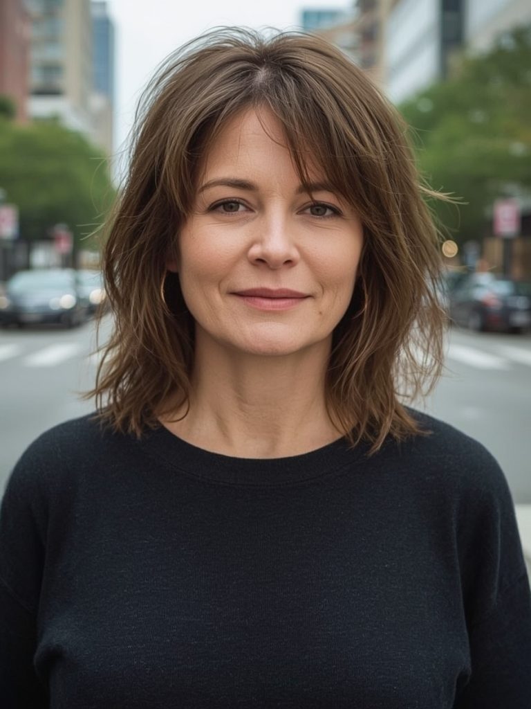 Hairstyles For Thin Fine Hair Over 60: Silver Fox with a Sleek Bob