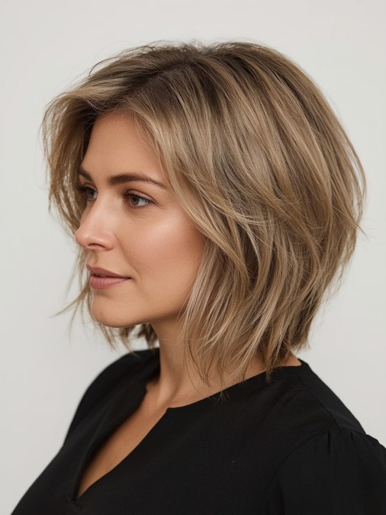 Hairstyles For Thin Fine Hair Over 60: Asymmetrical Pixie with Defined Layers