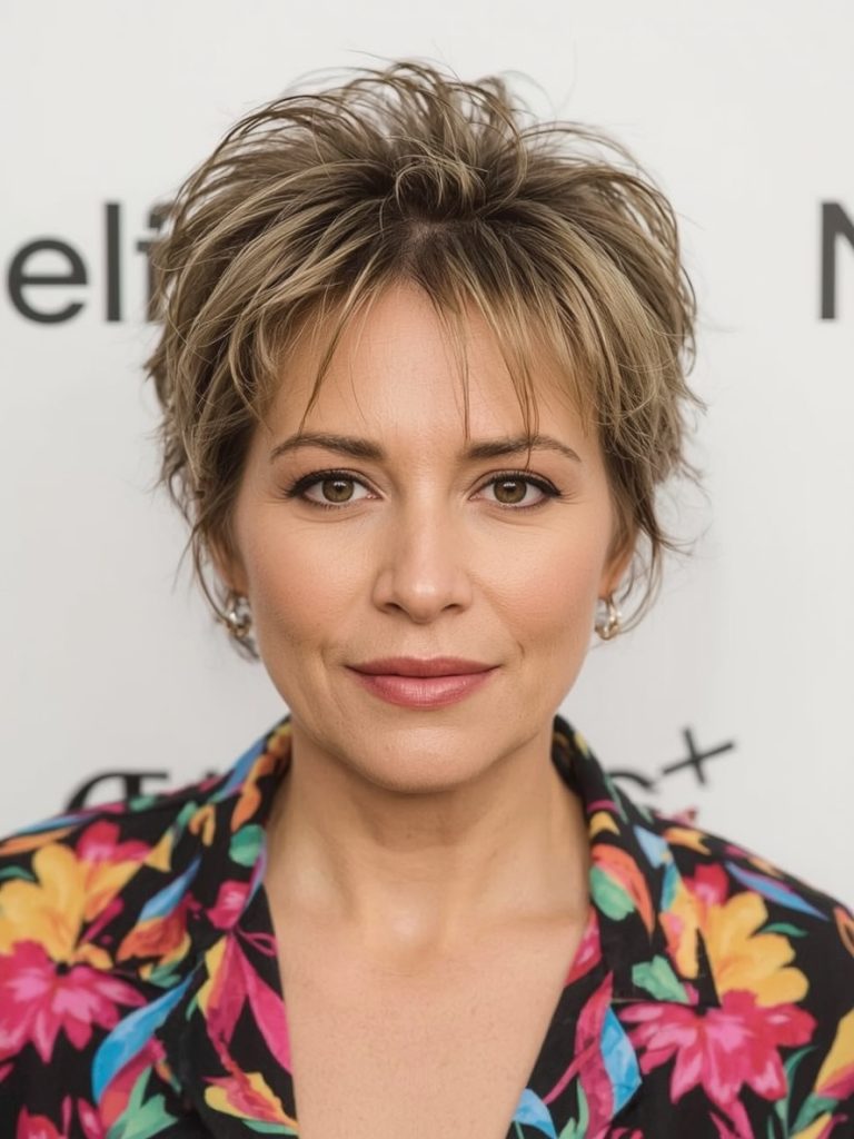Hairstyles For Thin Fine Hair Over 60: Asymmetrical Bob with Subtle Highlights