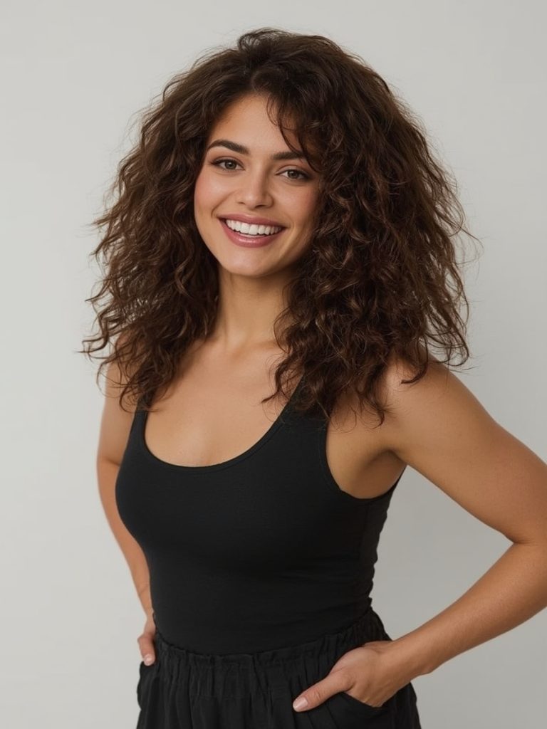 Hairstyles For Thin Fine Hair Over 60: Layered Bob with Side-Swept Bangs